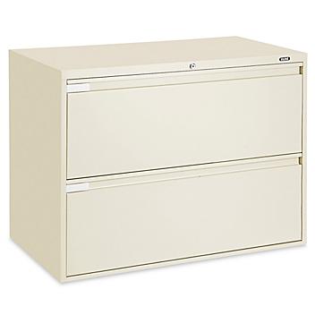 Lateral File Cabinet - 42" Wide, 2 Drawer, Tan H-6393T