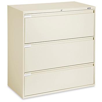 Lateral File Cabinet - 42" Wide, 3 Drawer, Tan H-6394T