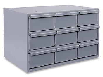 Welded Parts Cabinet - 9 Drawer, 18 x 12 x 11" H-6403