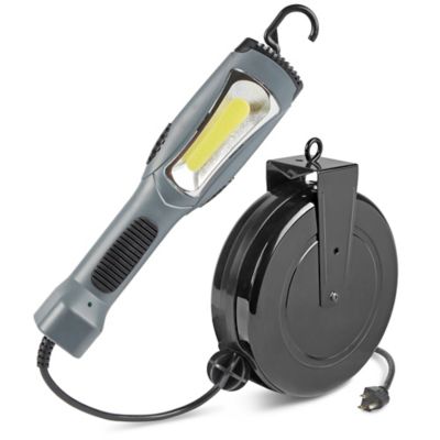 Lampe de travail à DEL – 30 pi, cordon rétractable H-6414 - Uline