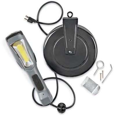 LED Task Light - Retractable, 30' - ULINE - H-6414