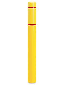 Reflective Bollard Sleeve - 4 x 52", Yellow with Red Tape H-6425