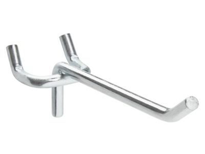 Straight Hooks for Pegboard - 4", Zinc-Plated H-6448