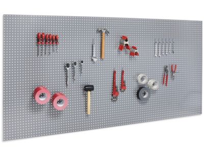 Straight Hooks for Pegboard - 4, Black H-10368 - Uline