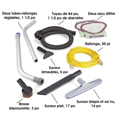 Aspirateur Sac à Dos ProTeam ProVac 6L : Puissance Industrielle Avec Trousse à Outils Et Filtre HEPA