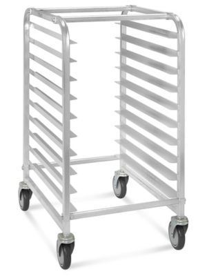 Half outlet pan rack