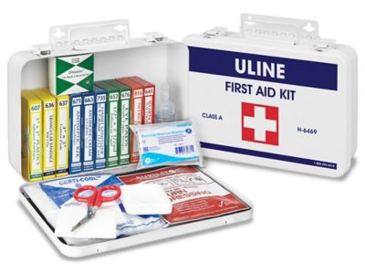 Uline ANSI Approved First Aid Kit - Class A, 25 Person H-6469 - Uline