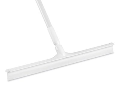 Colored Floor Squeegee - Rubber, 24", White H-6490W