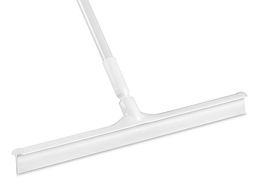 Colored Floor Squeegee - Rubber, 24, White H-6490W - Uline