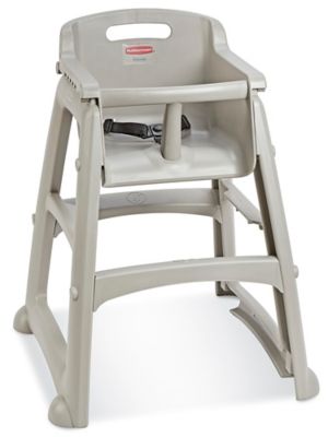 Rubbermaid High Chair Gray H 6493GR Uline