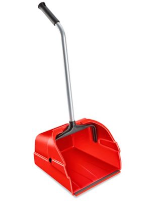 Jumbo Plastic Standing Dust Pan - Red H-6497R - Uline