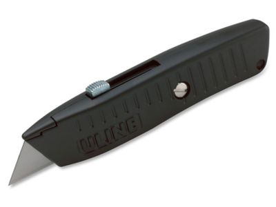Uline Steel Utility Knife Black H64BL Uline