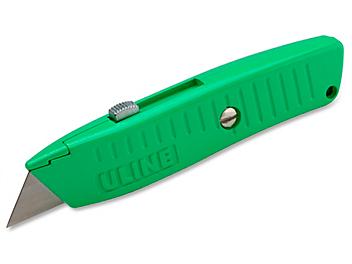 Uline Steel Utility Knife - Green H-64G