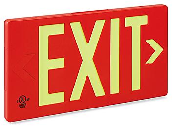 Glo Brite<sup>&reg;</sup> Exit Sign - 50' Viewing Distance, Single Sided