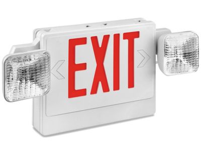 Señalamiento "Exit" con Cableado Plástico con Lámparas de Emergencia