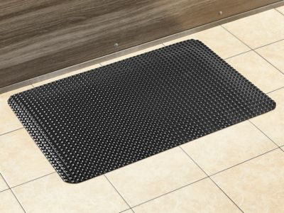 Domed Top AntiFatigue Mat 2 x 3', Glossy Black H6524BL Uline