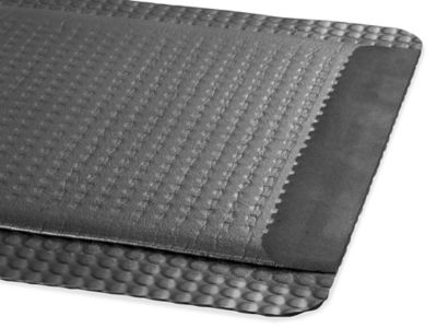 Domed Top Anti-Fatigue Mat - 3 x 5', Glossy Black