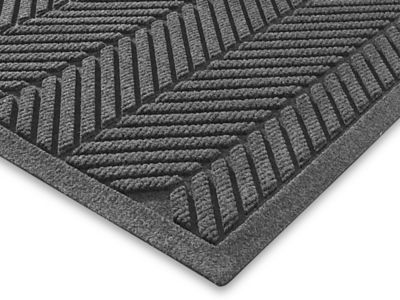 Waterhog™ Elite Carpet Mat - 4 x 8', Charcoal H-6529GR - Uline