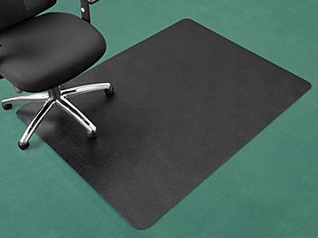 Carpet Chair Mat - No Lip, 46 x 60", Black H-6545