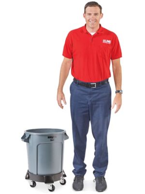 Rubbermaid® Brute® Tandem Trash Can Dolly H-2097 - Uline