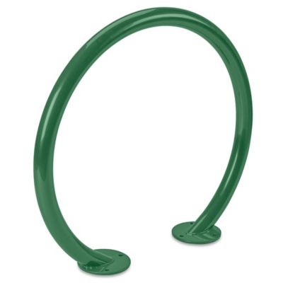 Circle Bike Rack 2 Bike Capacity, Green H6572G Uline