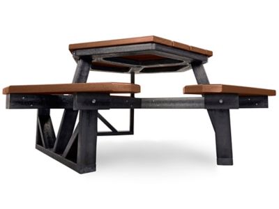 ADA Hex Recycled Plastic Picnic Table - 46