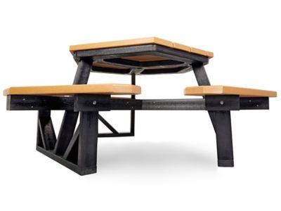 ADA Hex Recycled Plastic Picnic Table - 46
