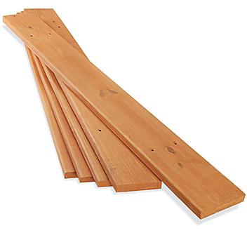 Steel Frame Picnic Table Planks - 6', Stained H-6578P