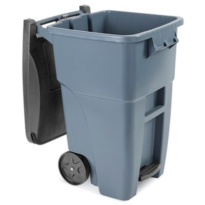 Rubbermaid Brute Rollout Trash Can, 50 GAL, with Wheels, Green