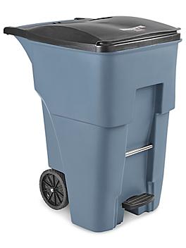 Rubbermaid&reg; Step-On Trash Can with Wheels - 95 Gallon H-6583