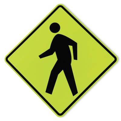 Pedestrian Crossing Sign - - TreeTop Products