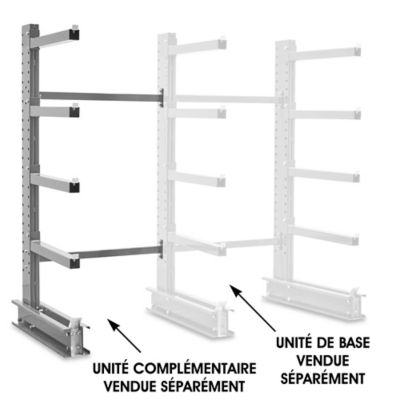 Add-On Unit for Single Sided Cantilever Rack, 52 x 49 x 96" H-6642-ADD