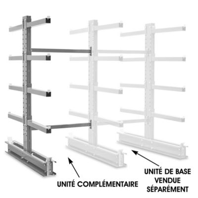 Add-On Unit for Double Sided Cantilever Rack, 52 x 82 x 96" H-6644-ADD