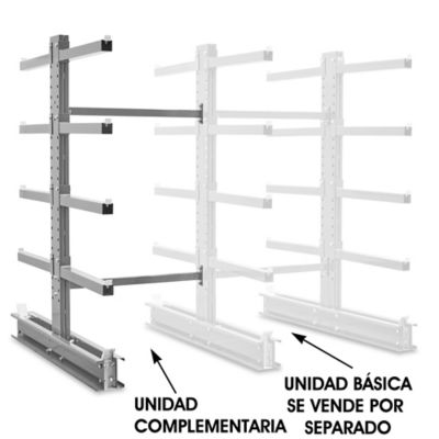 Unidad Complementaria para Rack Cantilever de Dos Lados, 52 x 82 x 96" H-6644-ADD