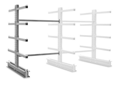 Unité complémentaire pour support en porte-à-faux à double face – 76 x 82 x 96 po