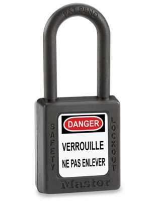 Dielectric Lockout Padlock - Keyed Different, Black H-6652BL