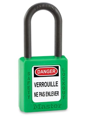 Dielectric Lockout Padlock - Keyed Different, Green H-6652G
