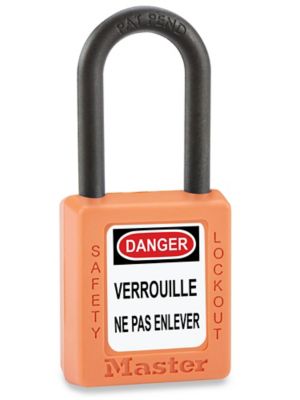 Dielectric Lockout Padlock - Keyed Different, Orange H-6652O
