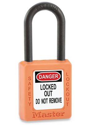 Dielectric Lockout Padlock - Keyed Different, Orange H-6652O