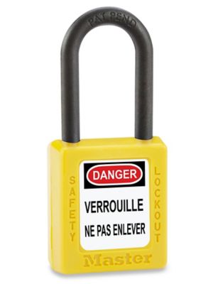 H-6652Y – Cadenas diélectriques – Jaune, clés différentes