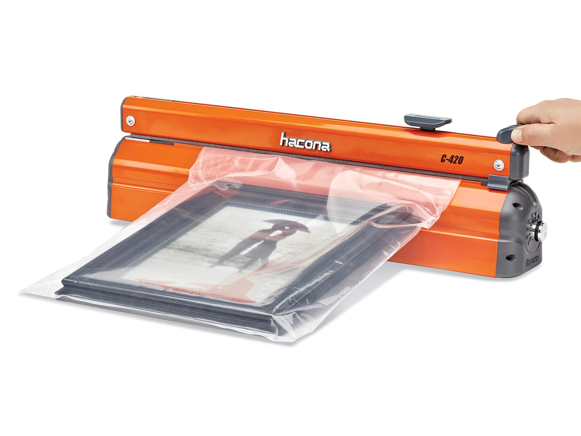 Deluxe Tabletop Impulse Sealer with Cutter - 16 Deluxe Tabletop Impulse Sealer with Cutter - 16