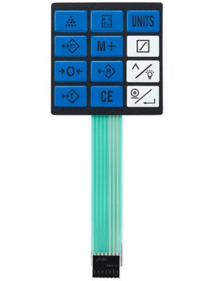 Keypad Overlay for Uline Industrial Platform Scales H-670KB