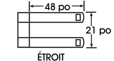 Dimensions du transpalette