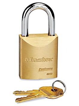 Master Lock&reg; Brass Padlock - Keyed Alike, 1 3/16" Shackle H-6718