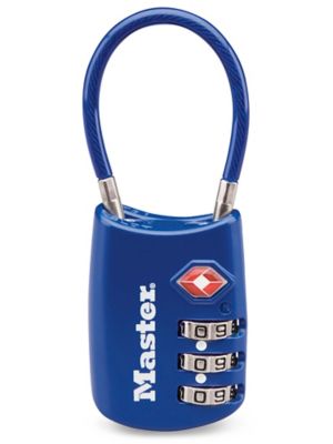 Master Lock® Brass Padlock - Combination, 1 Shackle H-2916 - Uline