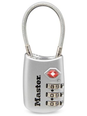 Flexible Lock - Combination, 1 1/2" Shackle, Silver H-6720SIL