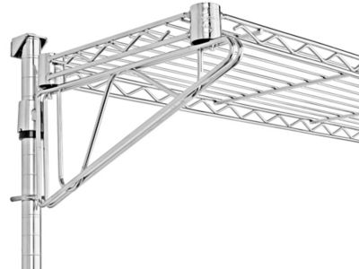 Wall-Mount Wire Shelving - 36 x 18 x 63