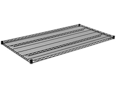 Tablettes supplémentaires en fil de métal – 60 x 30 po, noir