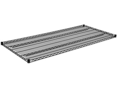 Tablettes supplémentaires en fil de métal – 72 x 30 po, noir