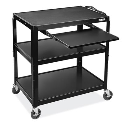 Computer Cart - 34 x 20&quot;, Black
